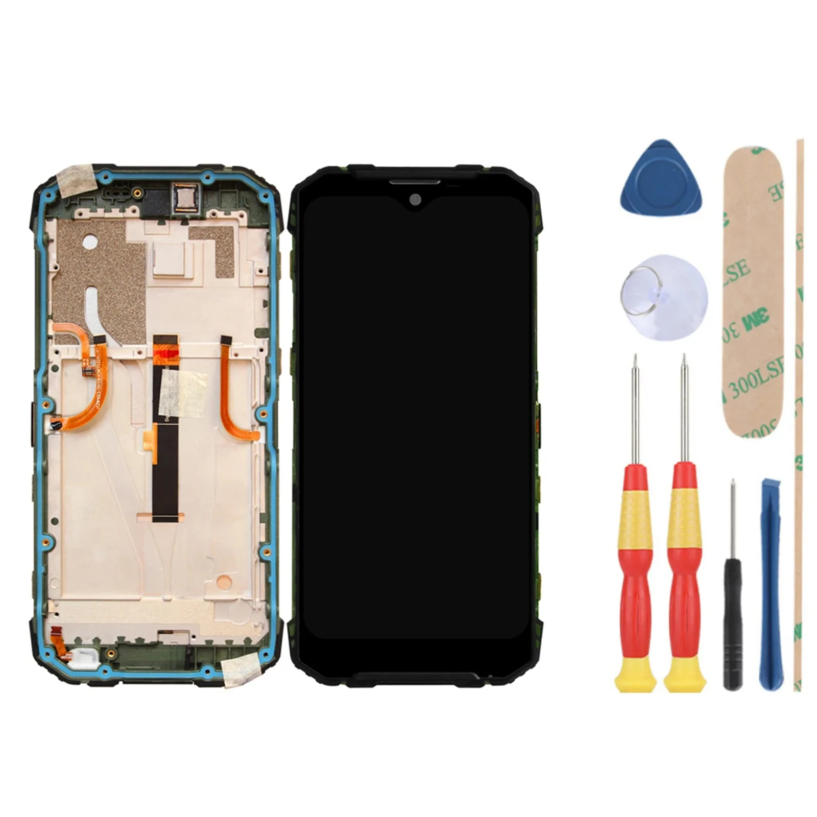 Для DOOGEE S96 Pro/6,22 дюймов FHD + ЖК-дисплей + сенсорный экран + с рамкой