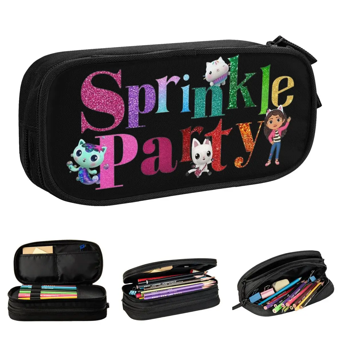 Милые Чехлы для кукольных домиков Gabbys блестящие разнообразные Пеналы футляры