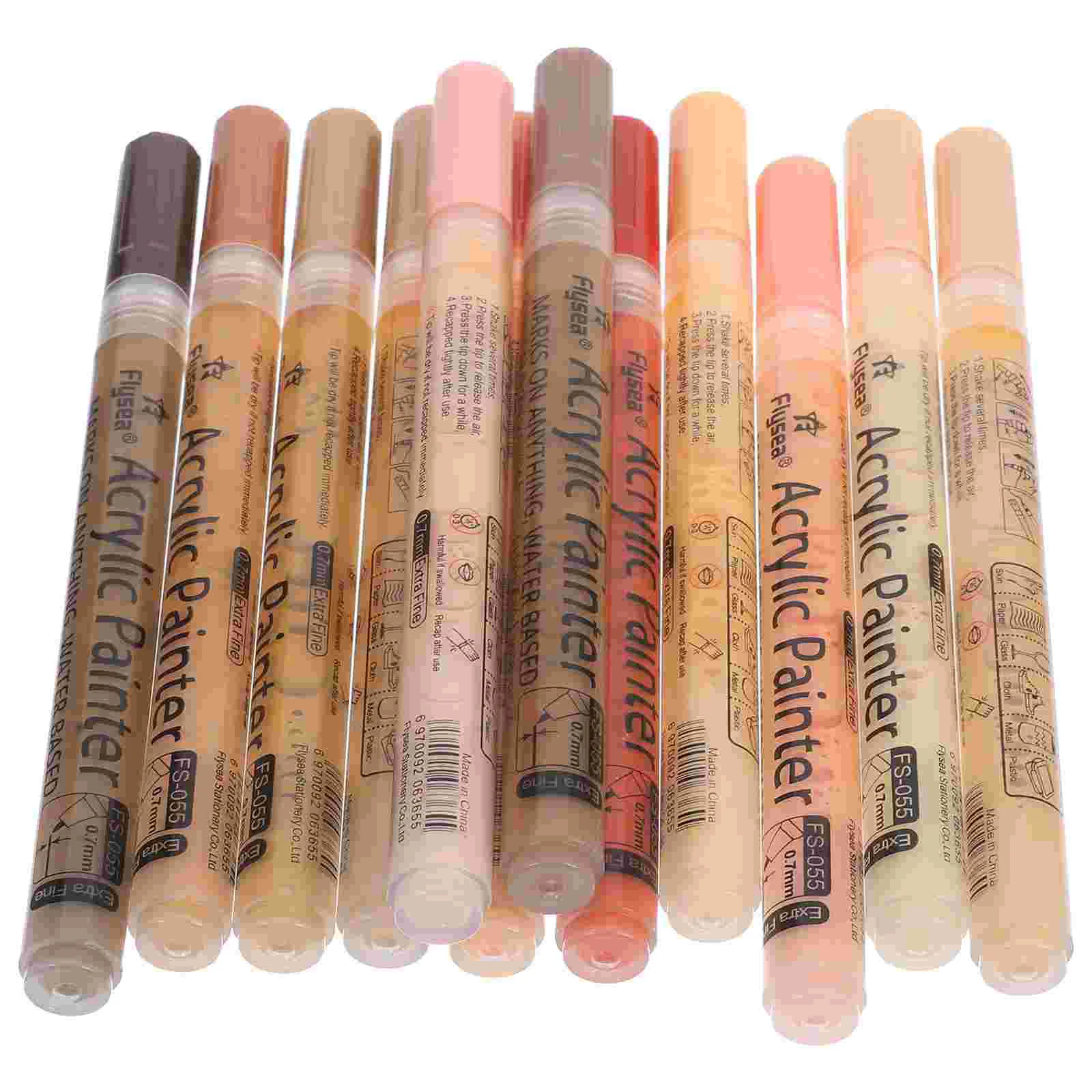 

Dry Erase Fine Point Markers Extra Drawing Acrylic Pens Aldult Face Plastic Tip