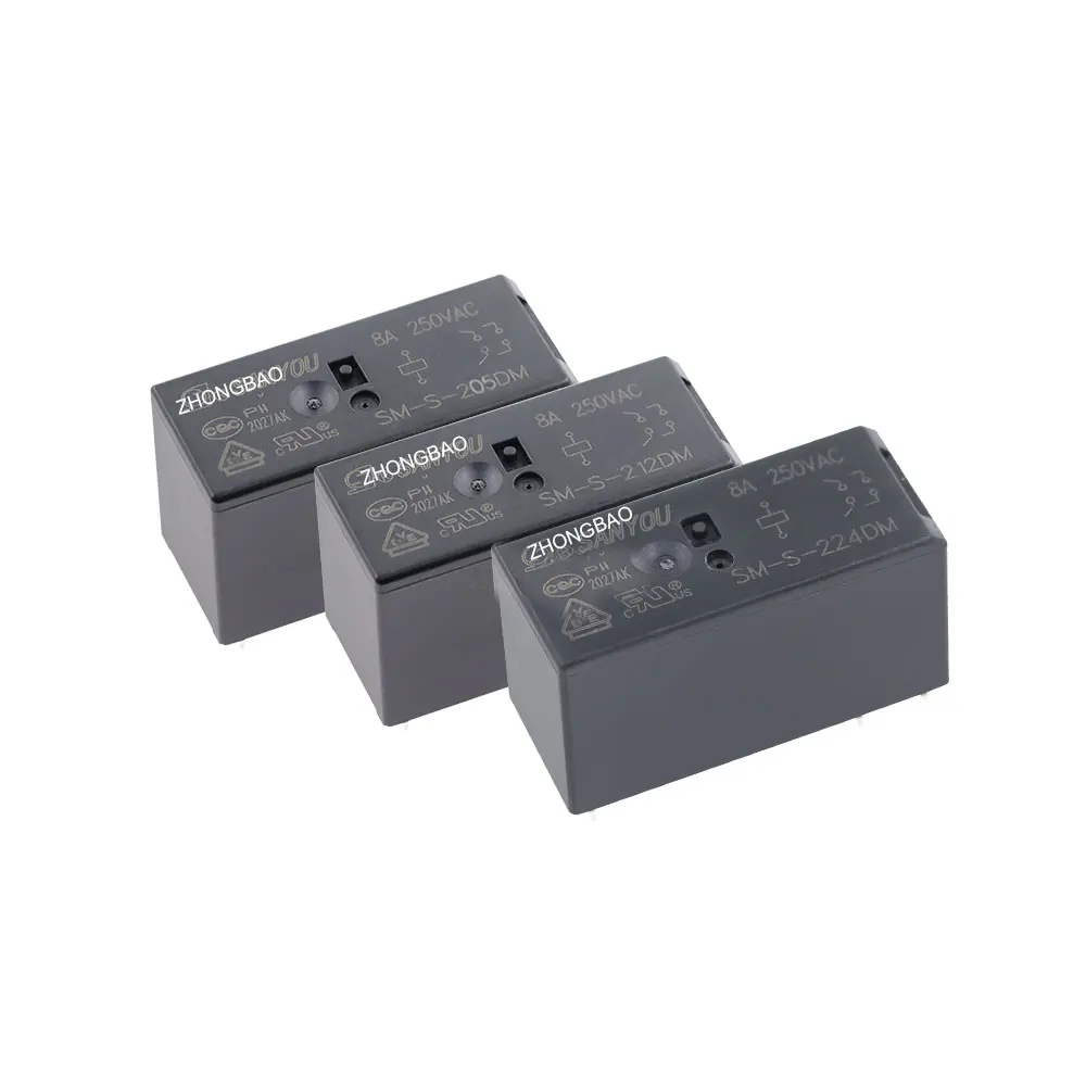 

Бесплатная доставка, 20 шт./лот, реле, Φ, 6PIN, 8A, 5V, 12V, 24V, оригинал