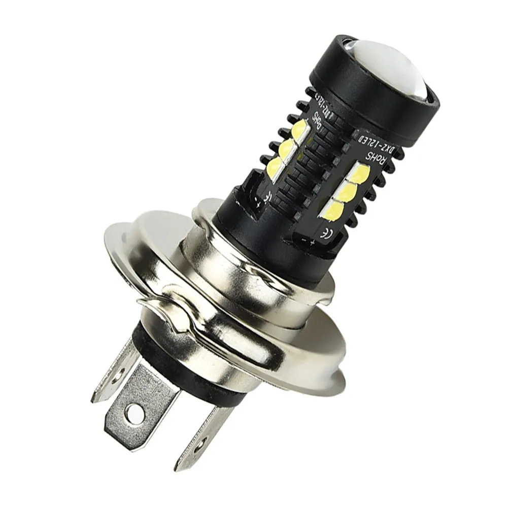 

2 шт., Автомобильные светодиодные лампы H4 Противотуманные фары COB 60W 1800LM 6000K