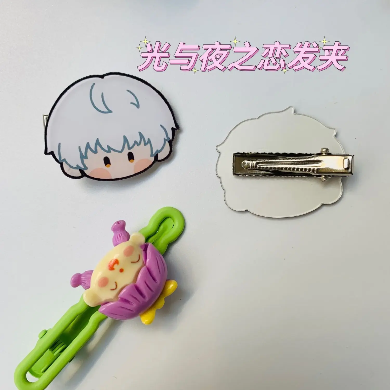 Женская и Ночная заколка для волос с изображением героев аниме Osborn Эвана