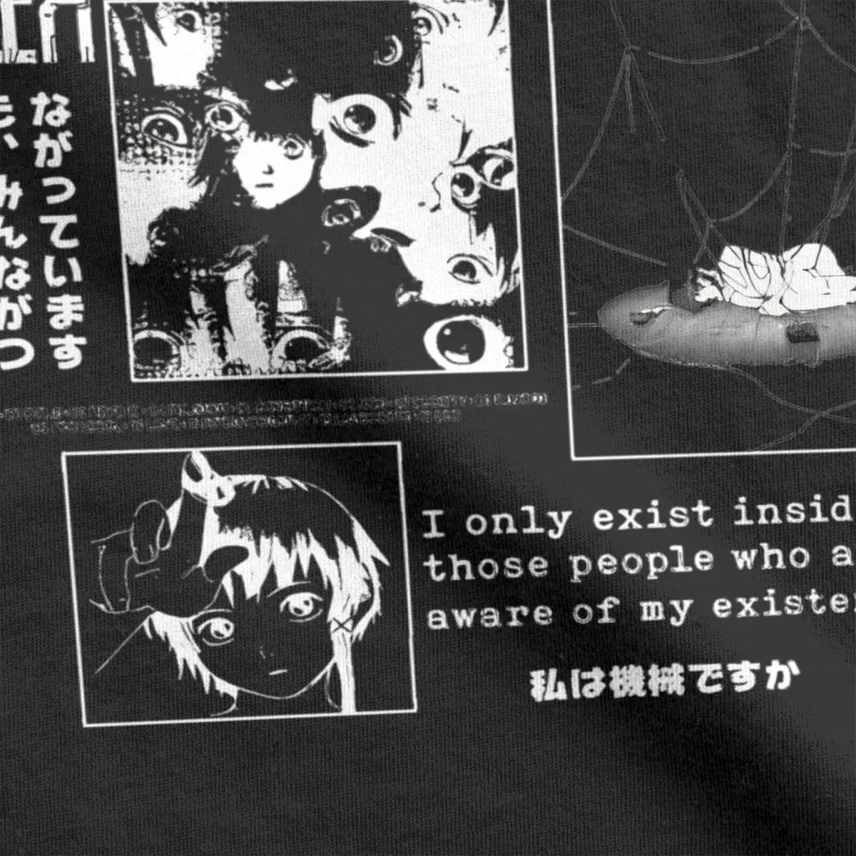 Футболка для мужчин и женщин из чистого хлопка с принтом Виртуальная девушка