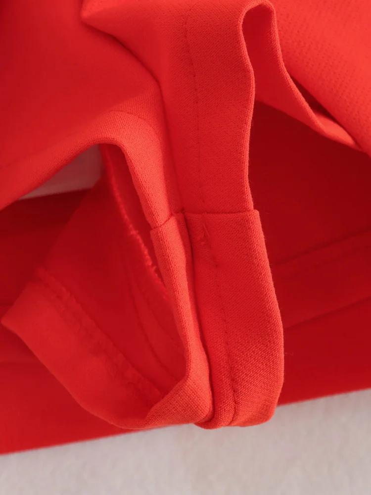 PAILETE Women 2023 fashion asymmetrical shorts skirts vintage high waist side zipper female skort mujer