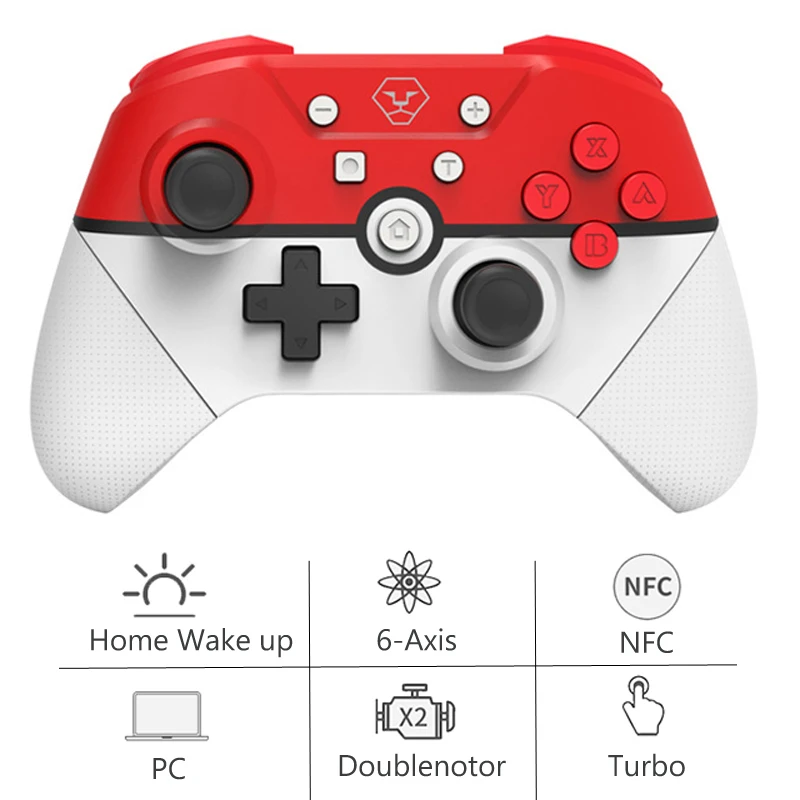 

Wireless Support Bluetooth Gamepad Compatible Nintendo Switch Pro/USB PC For NS Pro Game Joystick with NFC 6-Axis Vibration