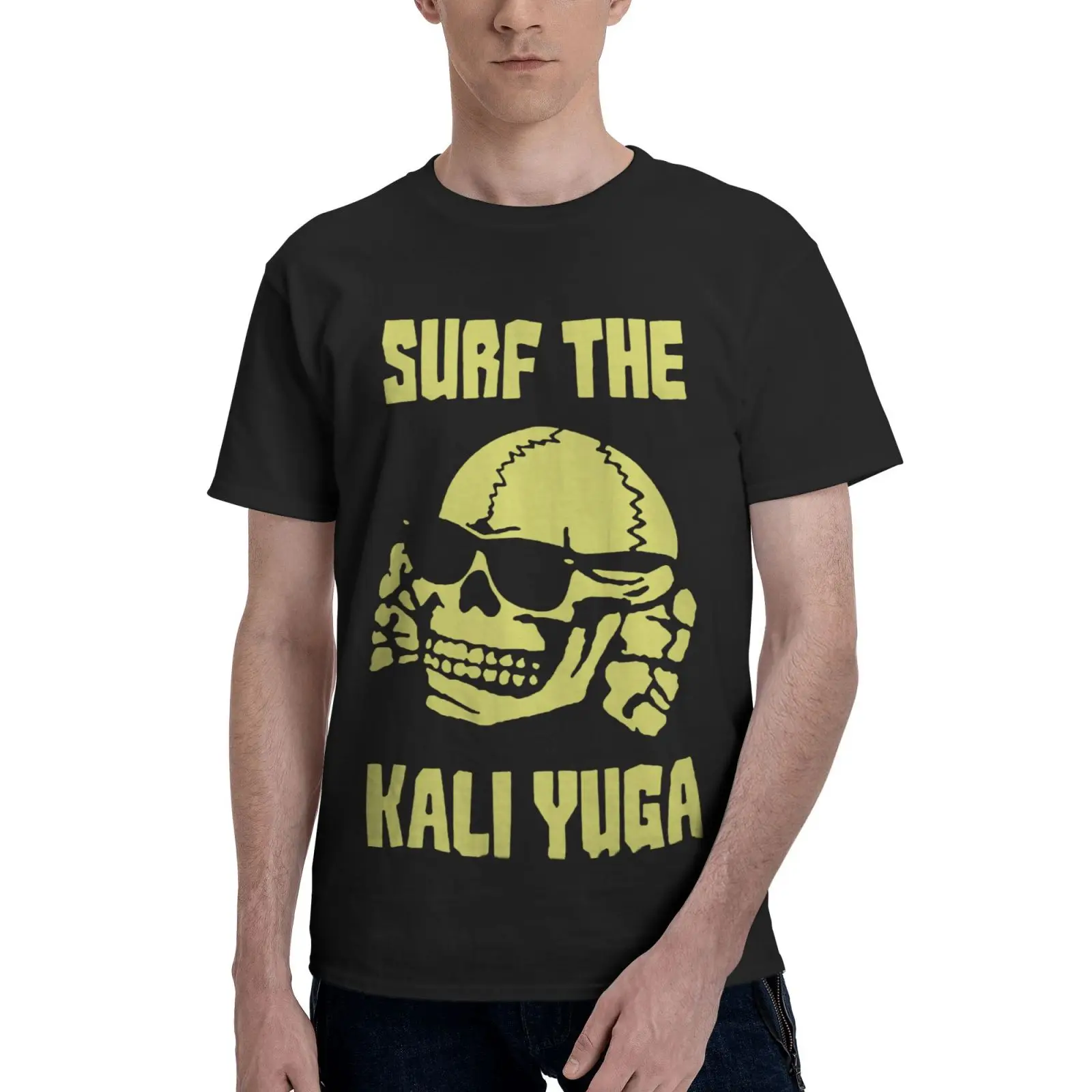 

Surf The Kali Yuga Men T-Shirt Couples T-Shirt Harajuku Oversize T-Shirt Clothing T-Shirts Man T Shirt For Men Women's T-Shirt