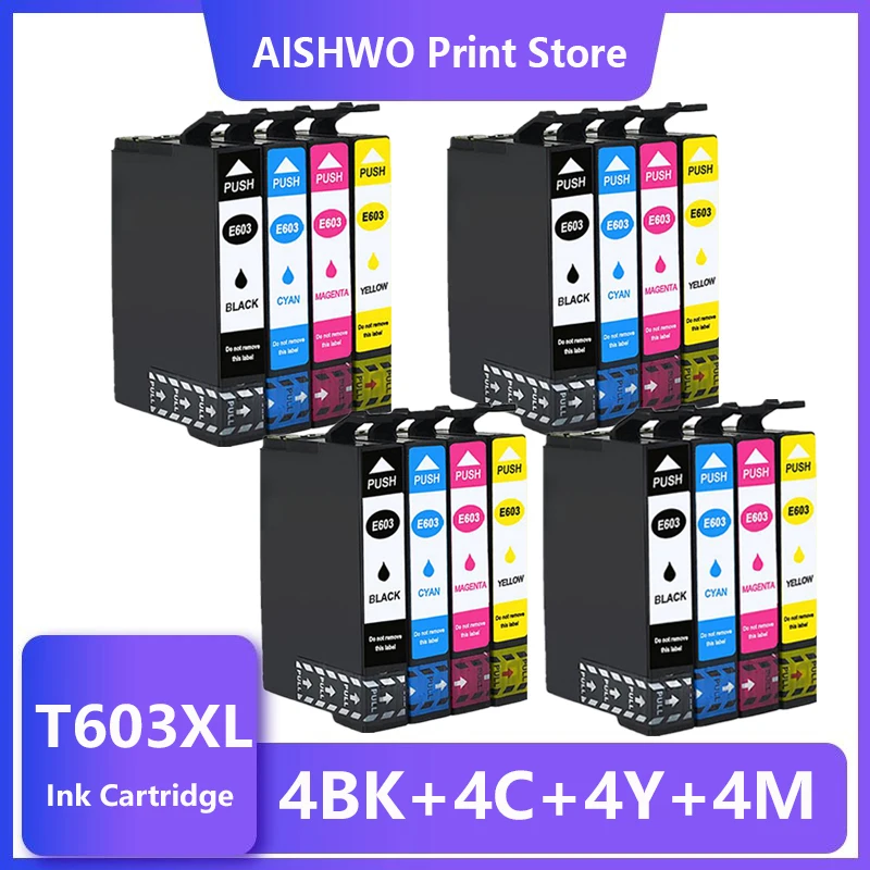 

603xl T603 E603 603 XL Replace for Epson Ink Cartridge For Epson Printer XP2100 XP2105 XP3100 WF-2830 XP4100 XP4105 printer
