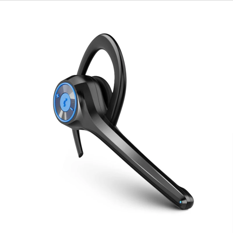 

B1 Wireless Bluetooth Earphone Business Hands-Free Ear-Hook Headset Volume Control with Mic Sport Earpiece