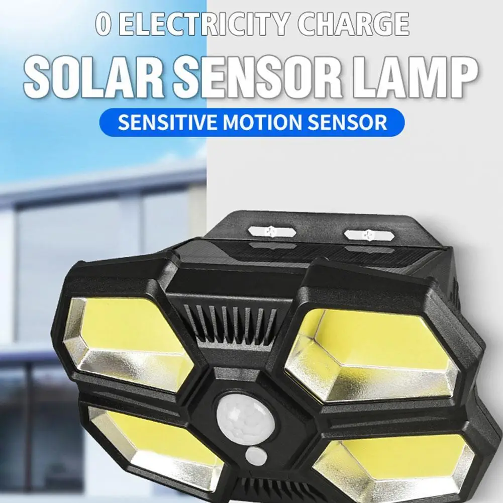 

1PC LED Solar Wall Light PIR Motion Sensor Floodlight Waterproof Outdoor Garden Lamp For Garden Décor Pathway Street Solar Lamp