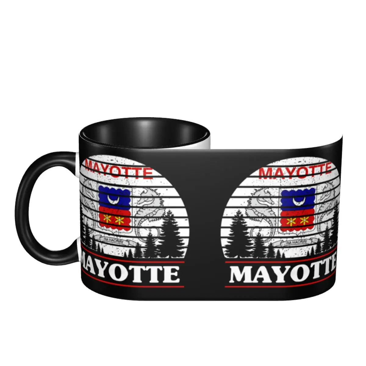 

Mayotte Racerback Novelty Cups Mugs Print Mugs R278 Graphic coffee cups