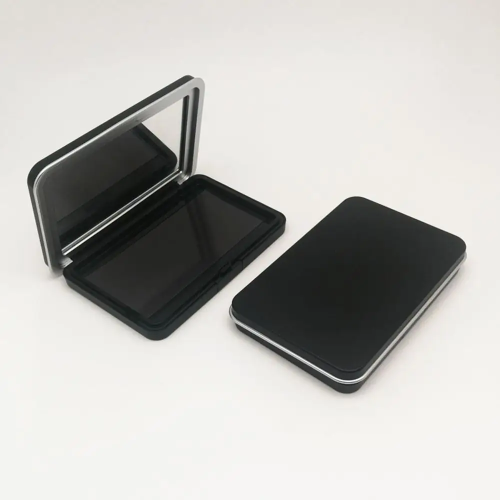 

Square Empty Cosmetics Palette Magnet Dustproof Makeup Blusher Case Space Saving Travel SizeB Cosmetics Dispensing Box Unisex