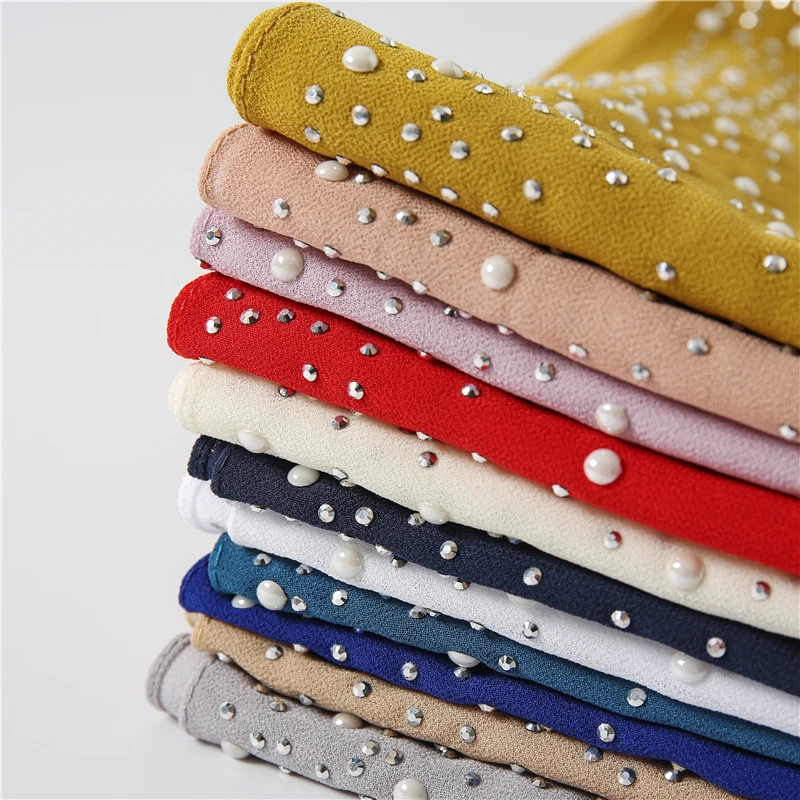 

Роскошный брендовый однотонный шифоновый шарф из пузырчатой ткани с блестками, шарфы, Женская шаль, Женская длинная бандана 180*70 см