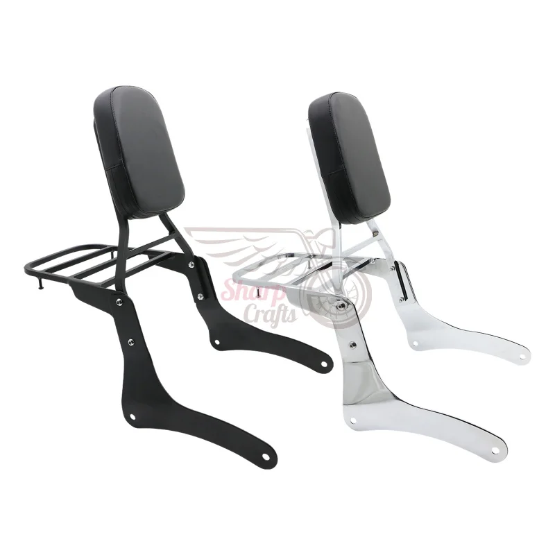 Детали мотоцикла съемная спинка пассажира Сисси-бар багажная стойка для Kawasaki Vulcan