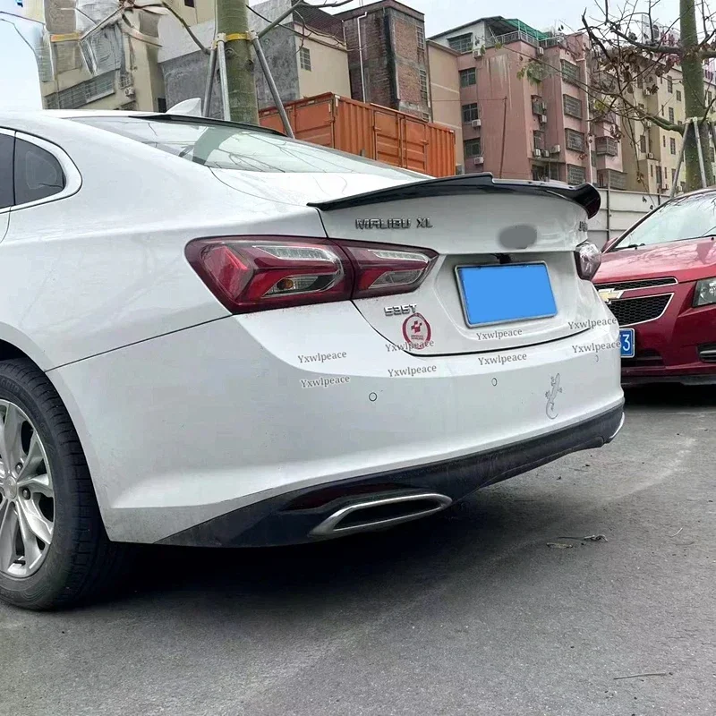 Фото Спойлер в стиле M4 для Chevrolet Malibu XL 2016-2022, ABS-пластик, задний спойлер на багажник, аксессуары для тюнинга кузова №2