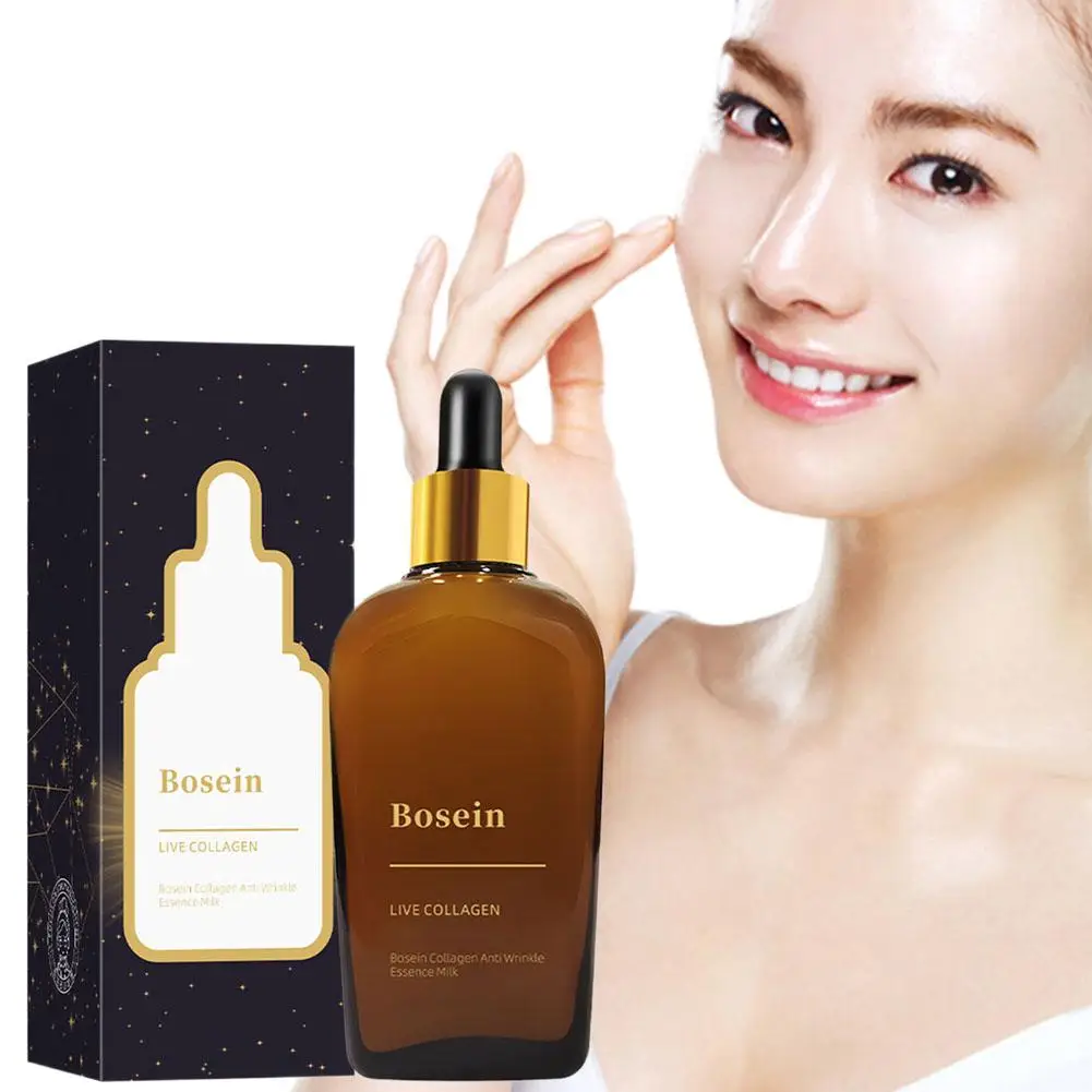 Коллагеновая эссенция против морщин молочко для лица шеи рук удаления сыворотка