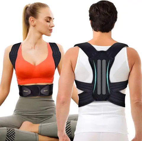 Корректор Осанки Спины для мужчин и женщин, пояс для спины, поясничный бандаж, облегчение боли в верхней и нижней части спины и плеч