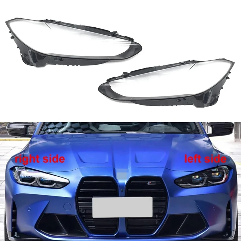 

Чехол для правой фары автомобиля, прозрачная крышка для объектива, чехол для фар BMW 4 серии M4 F32 F33 F36 2020 2021