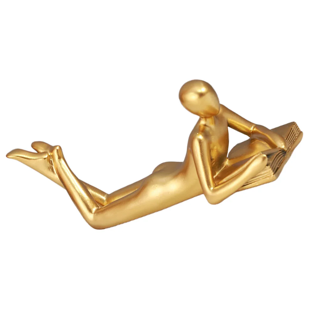 Абстрактная фигура статуя домашний декор фигурка для чтения ремесло нежный