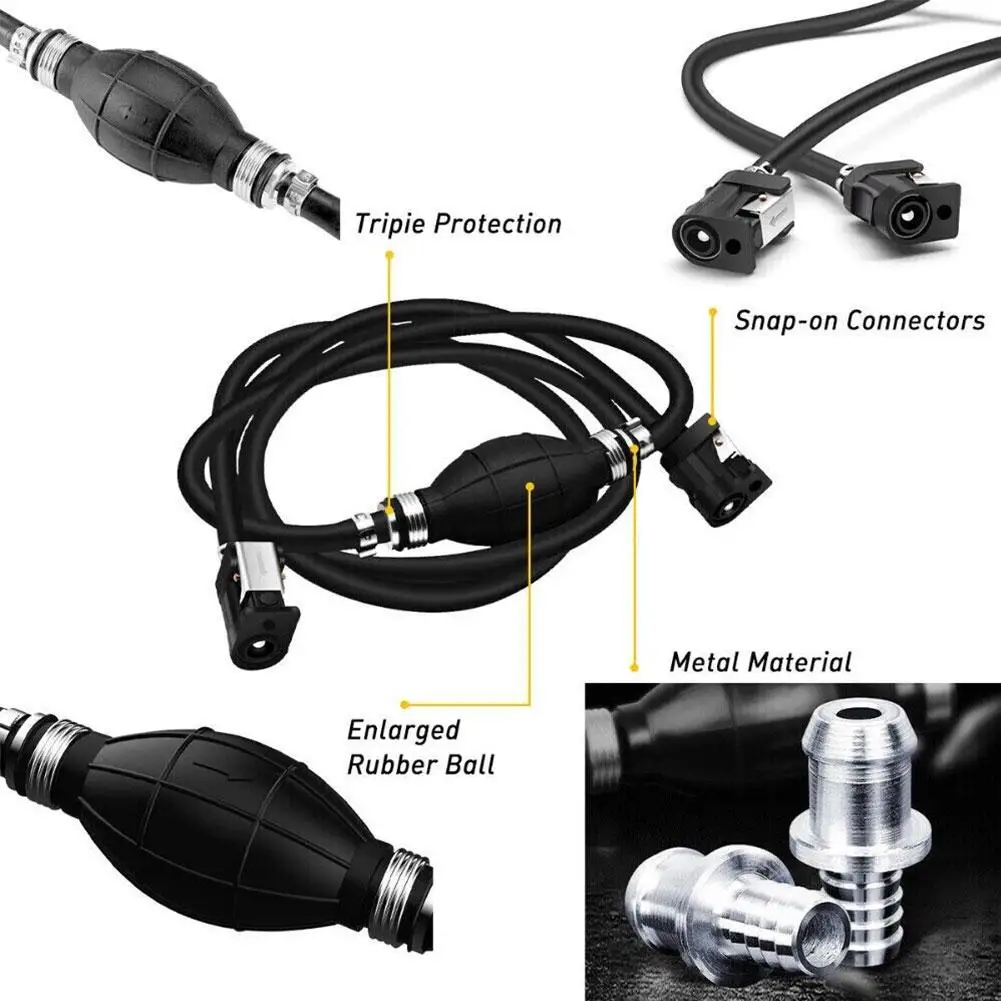 210 мм новый топливный шланг Подвесной лодочный двигатель Бензиновый Бак Комплект