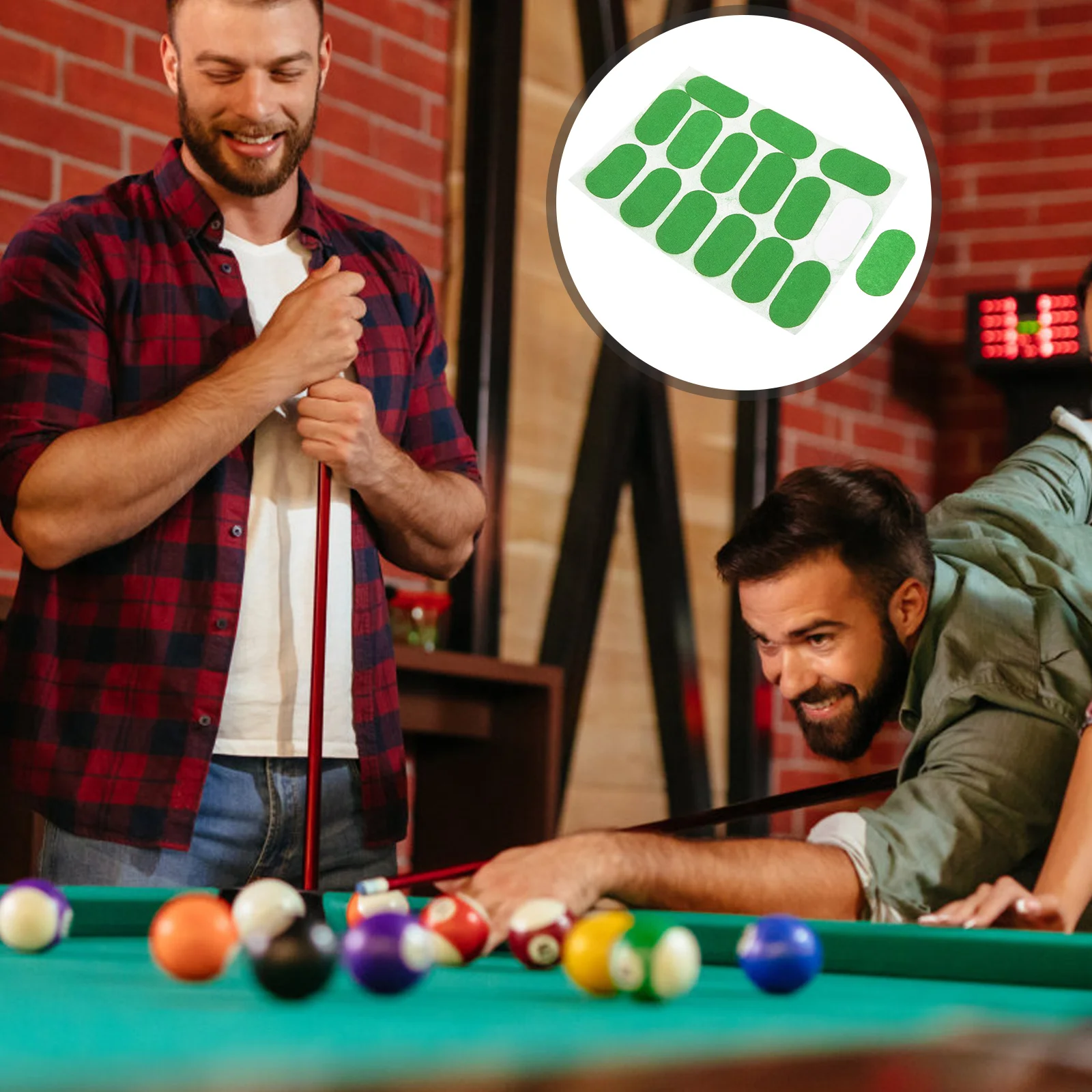 

Pool Table Marker Patch Repair Billiard Marking Stickers Tablecloth Patches Glue Accessory