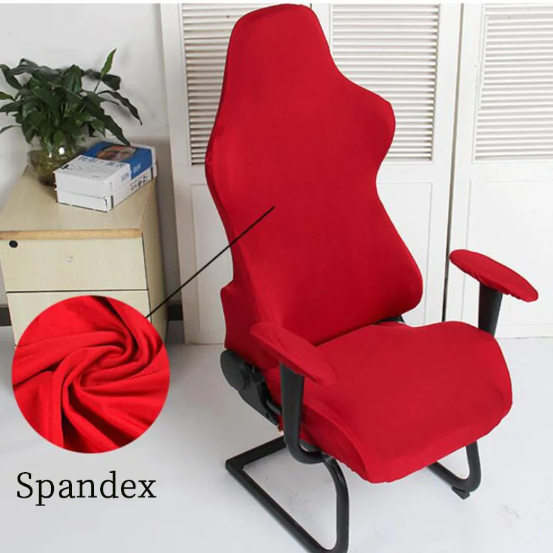 Elastic Office Chair Slipcover Seat Cover for Computer Chair Cover Spandex Office Chair Cover for Armchair Protector Seat Cover