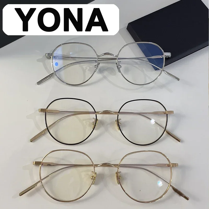 

Мужские и женские очки YUUMI YONA, очки с оптическими линзами, прозрачные голубые очки, роскошные Брендовые очки