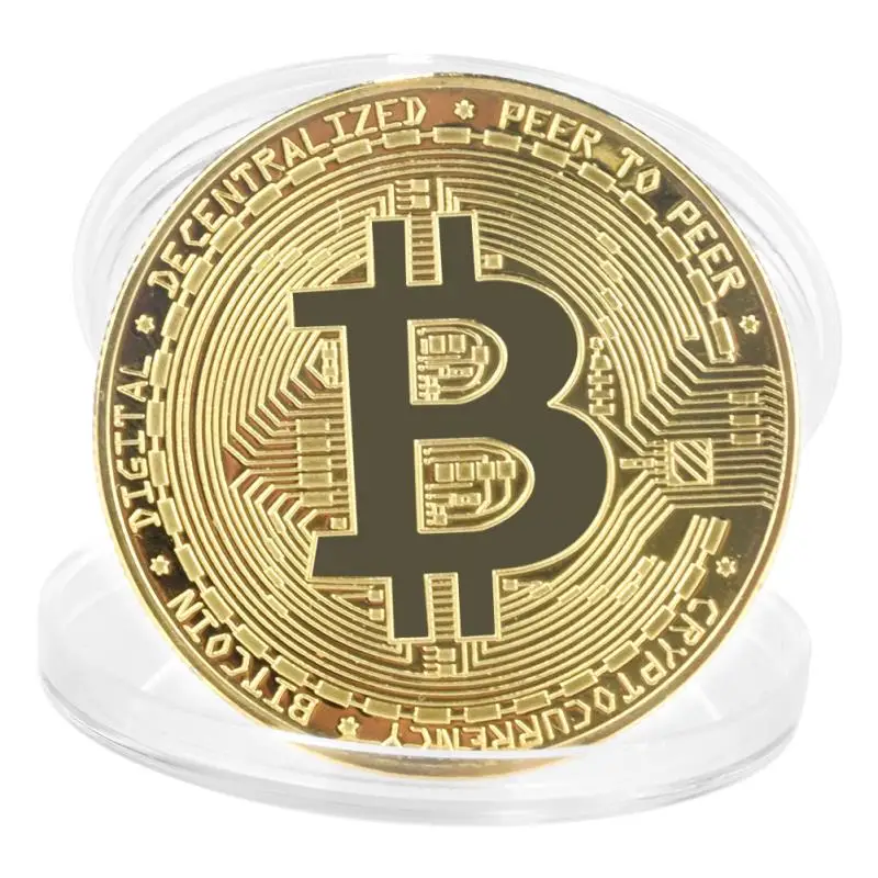 

40 мм битное Художественное покрытие серебро BTC сувенирная коллекция антикварные металлические рублей подарок монеты коллектор имитация фи...