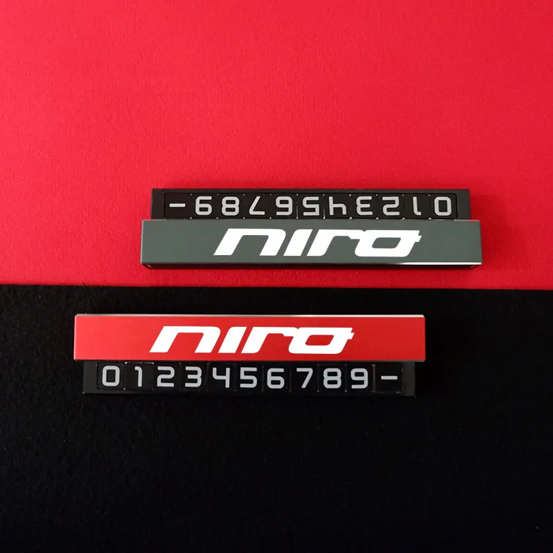 

Car-Styling Parking Card For Kia Niro Car Temporary Card Plate For Kia Picanto Rio Ceed Sportage Cerato Soul Sorento K2 K5 K3