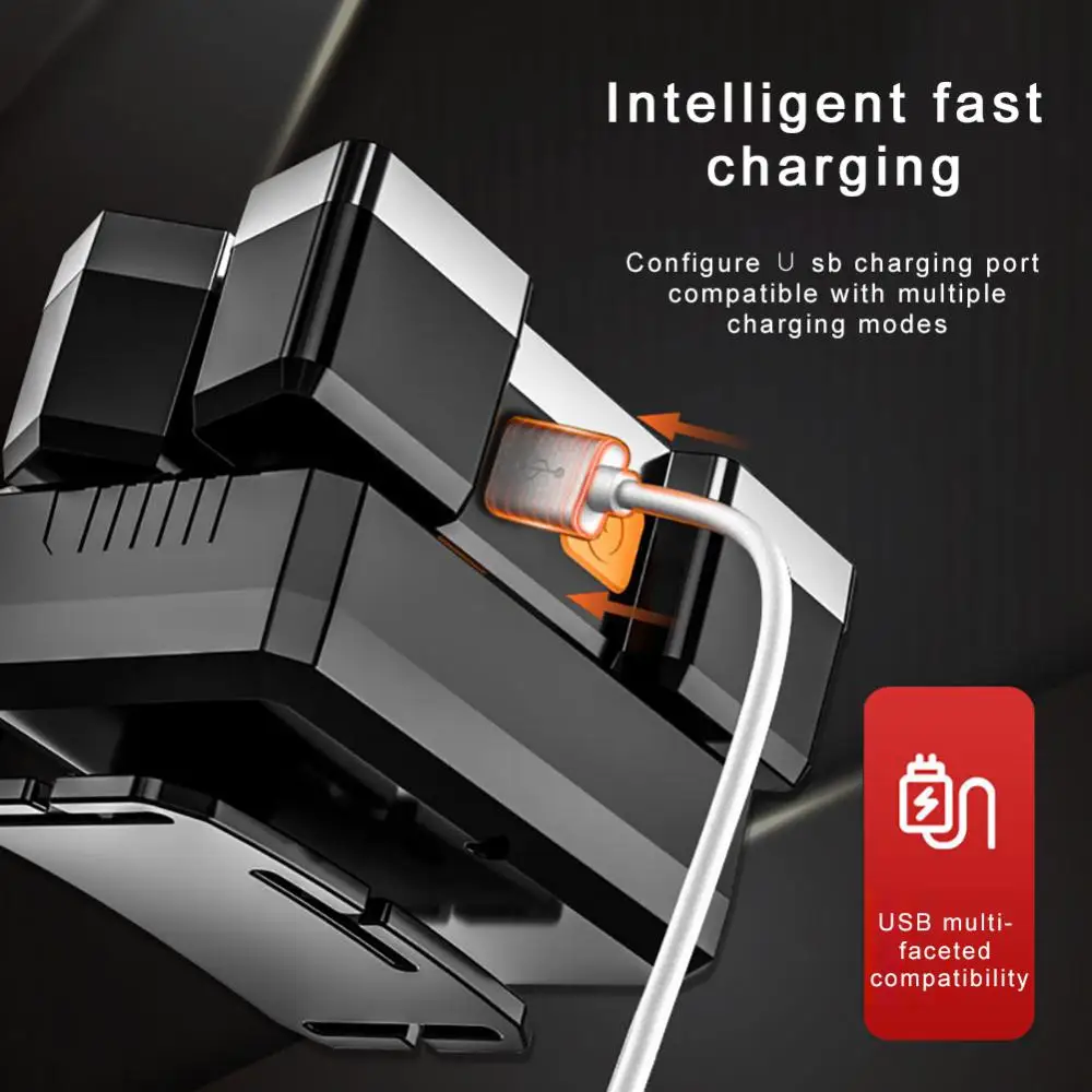 

Led Five Head Headlight Strong Light Super Bright Rechargeable Fishing Lamp Long Range Head Mounted Mine Lamp Flashlight