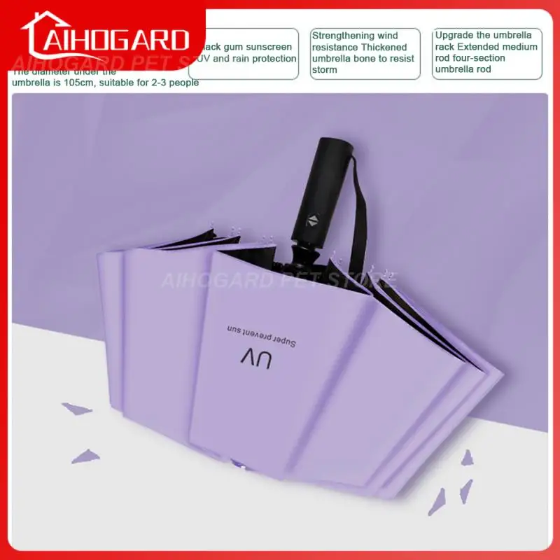 

Double Layer Wind Resistant Umbrellas Fully Automatic Anti-uv Double Layer Resistant Umbrella Windproof Portable Rainproof