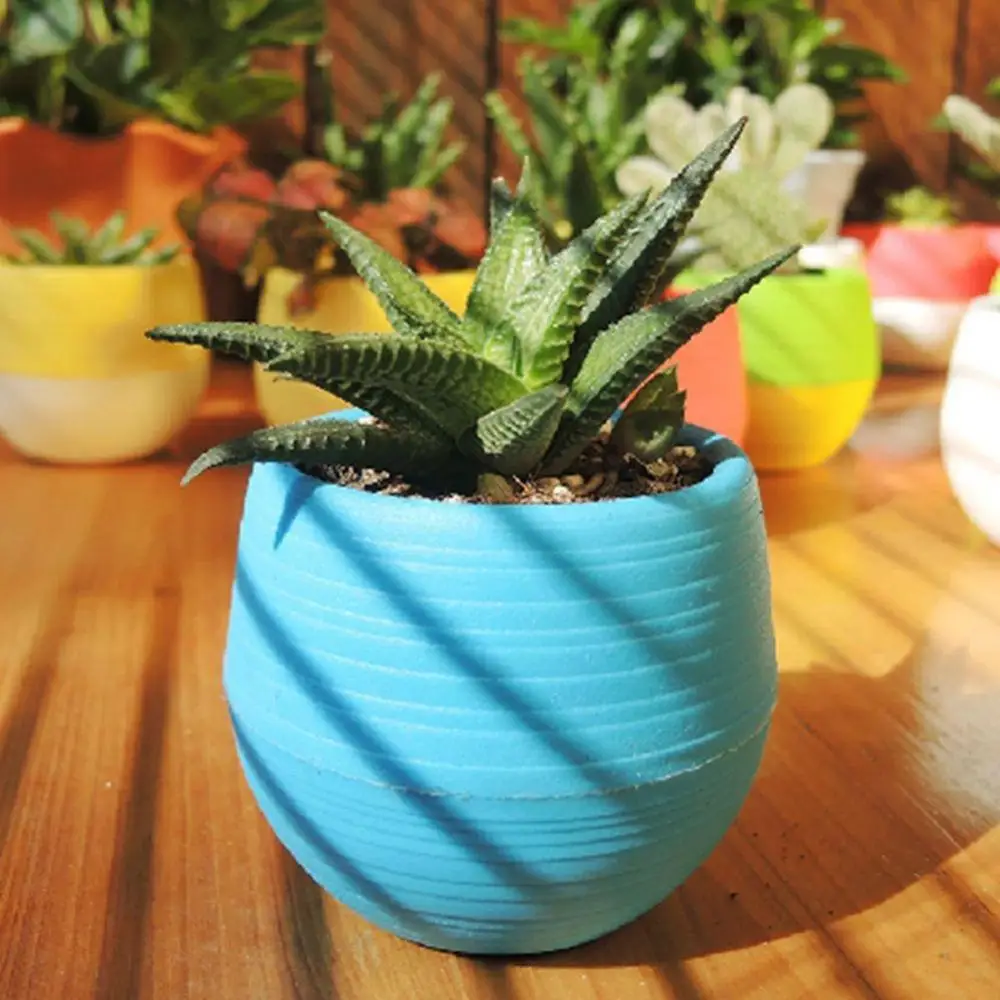 

Small Flower Pot Creative Cute Succulent Plants Saucer Tray Planter Home Desk Garden Decor Pots For Plants