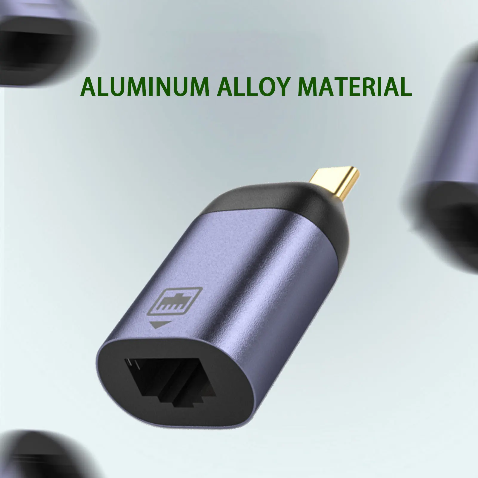 

Адаптер USB C-Ethernet RJ45, Кабель-адаптер, сетевой порт, адаптер для ноутбука, USB-сетевая карта