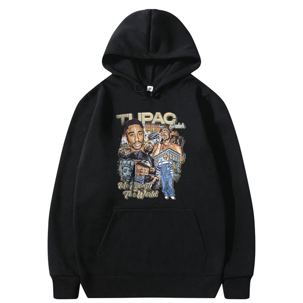 

Худи в стиле хип-хоп с принтом Tupac 2pac
