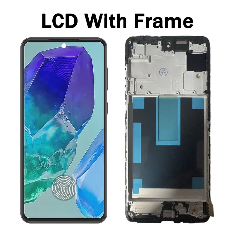 Фото Дисплей Super AMOLED для Samsung C55 M55 M55s LCD C5560 M556B M558B в сборе с тачскрином и рамкой №4
