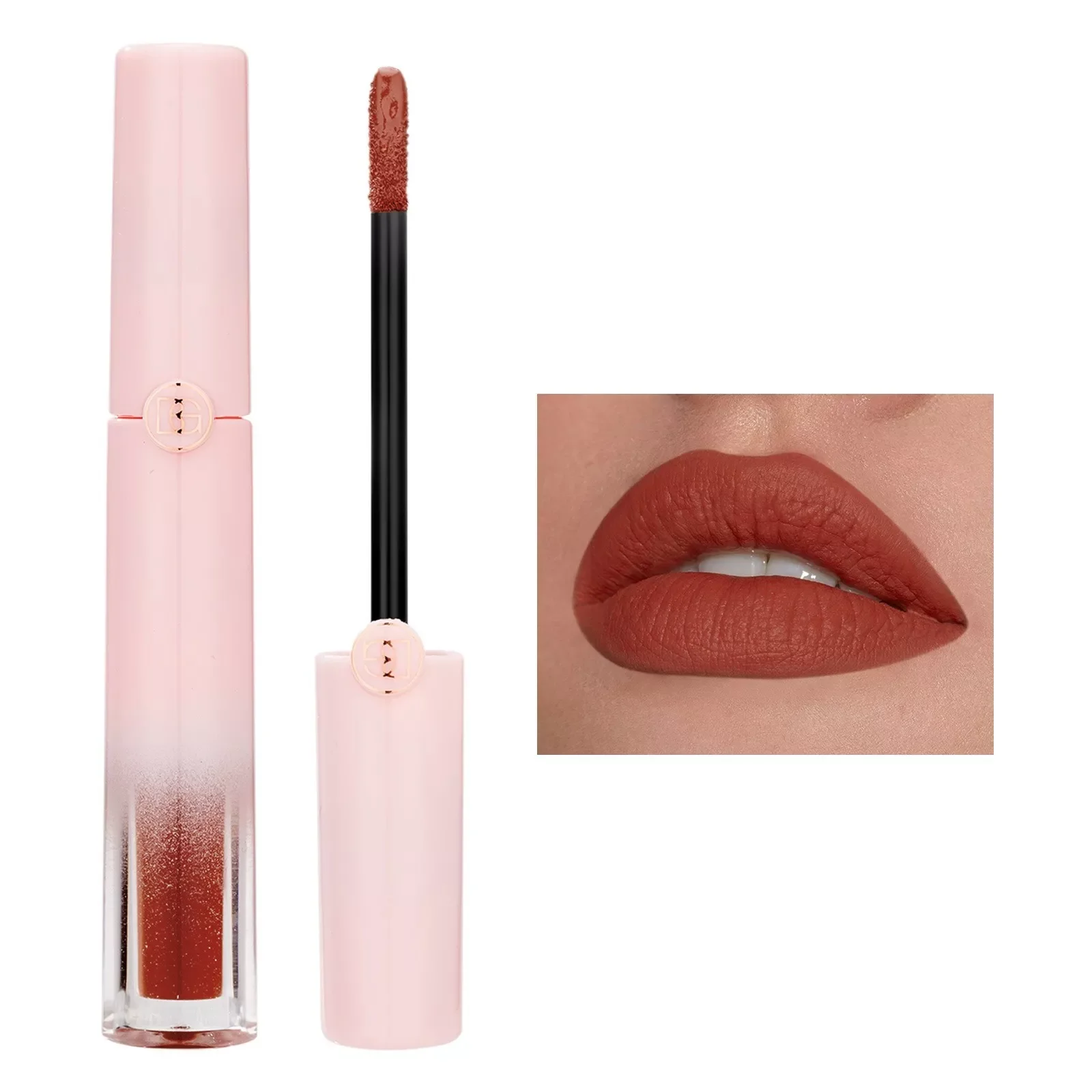 

NEW2023 Velvet Lip Glaze Long Lasting Clay Lip Glaze Lip Gloss Non Stick Cup Liquid Lipstick Colored Lip Makeup Gifts For Girls