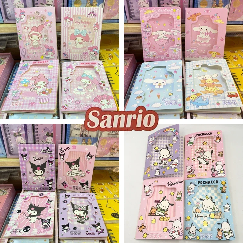4 шт./набор блокнот Sanrio Melody Kuromi с мультипликационным аниме для студентов милый