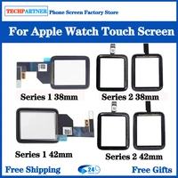 1pcs 38mm 42mm touch screen digitizer for apple watch series 6 5 4 3 s2 s3 lcd front glass sensor outer panel cover flex cable