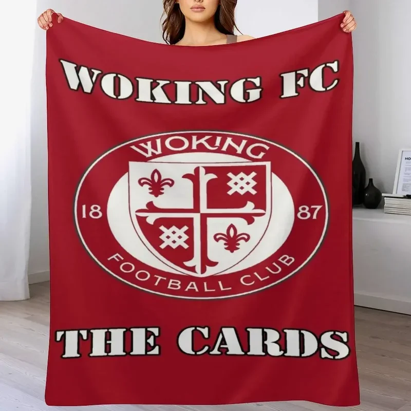 WOKING FC кидное одеяло туристические милые декоративные диванные одеяла в клетку