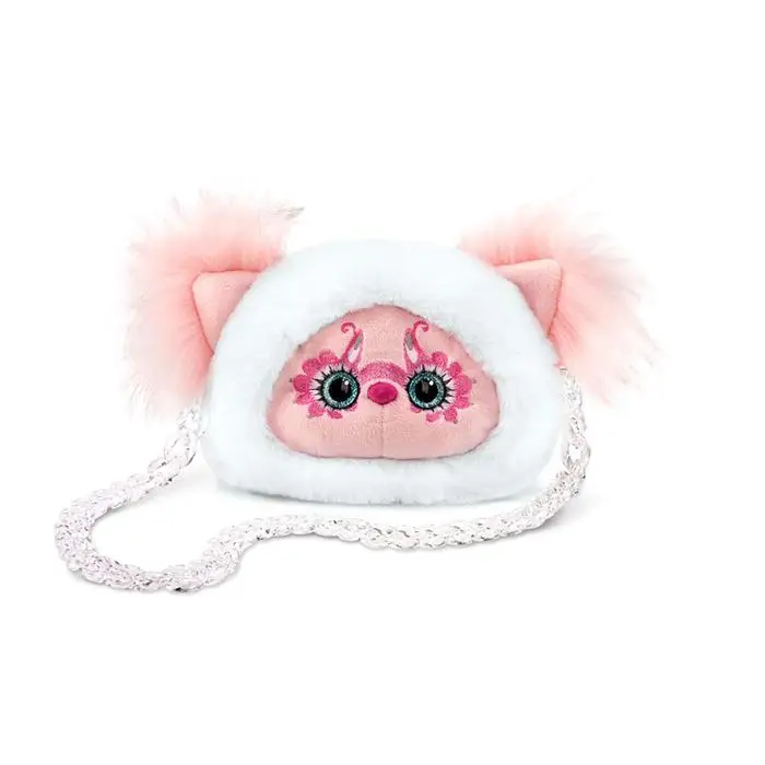 Мягкая игрушка-сумочка Лори Юки цвет белый Басик и Ко |