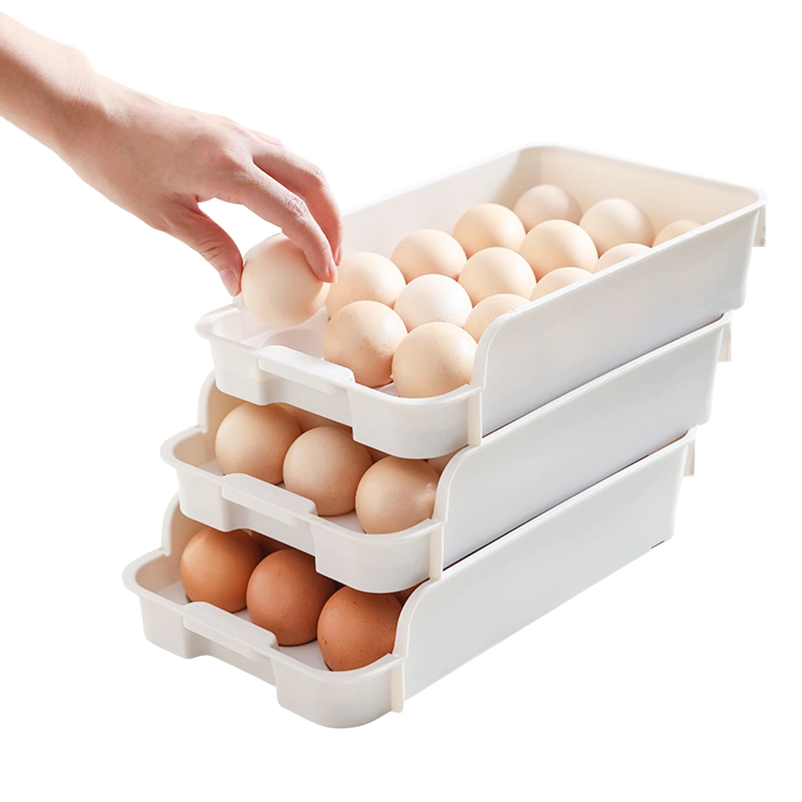 

Поднос для хранения яиц в холодильнике, устойчивый к низким температурам лоток для хранения пищевых продуктов, аксессуары для хранения