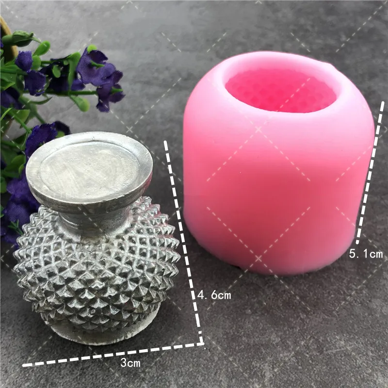 3D мультяшная ваза силиконовая форма поверхность суккулент растение цветок