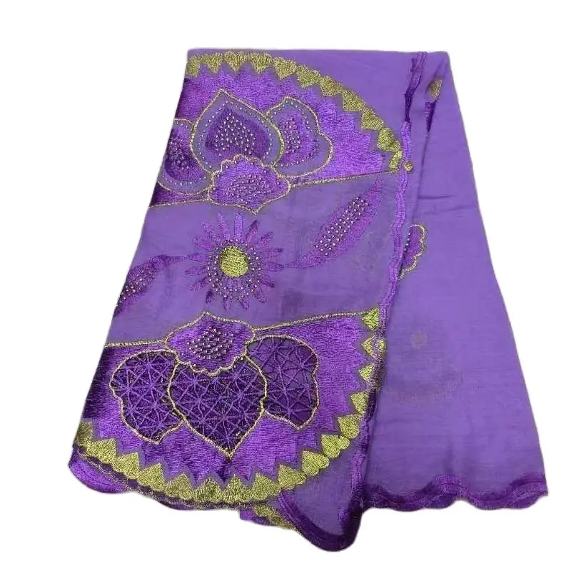 African Embroidered Muslim Women's Big 2.4*1.1 big big Scarf Hijab Turban African Headscarf  Muslim Embroidery hijab good