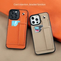 wrist strap phone case for iphone 13 12 mini 11 card slot wallet case back cover case for iphone 13 coque iphone13 pro max case