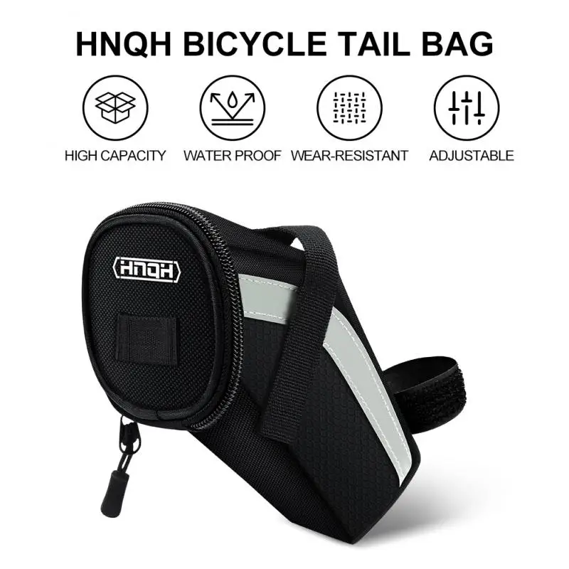 

Waterproof Saddle Bag Nylon Bicycle Bag Bike Storage Cycling Seat Tail Rear Pouch Bag Saddle Bolsa Bicicleta MTB Accessories
