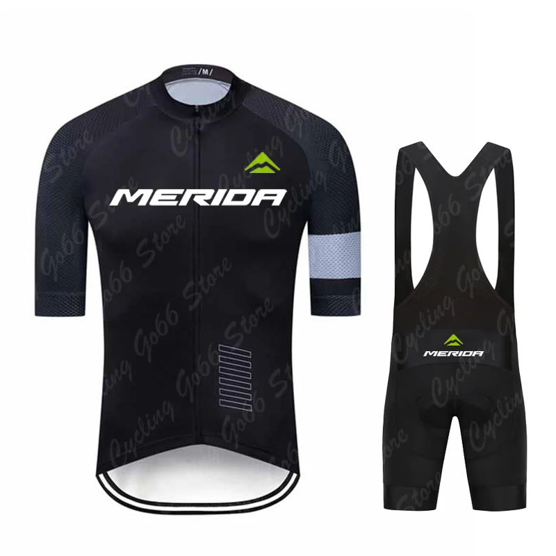 

Трикотажный комплект для велоспорта Merida 2023, летняя дышащая мужская одежда с коротким рукавом для горных велосипедов, одежда для велоспорта, одежда для велоспорта, униформа, костюм