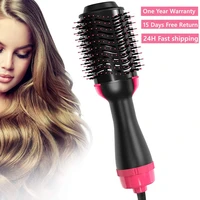 3 in 1 hot air comb multifunctional anion hair dryer electric styling comb hair dryer straight hair comb hair curler tool