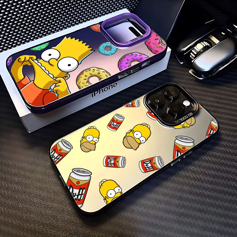 Чехол для телефона с забавным мультяшным рисунком iPhone 16 15 14 13 12 11 Pro Max X XR XSMAX 8 7 Plus