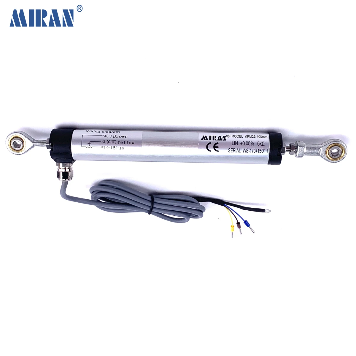 Miran Articulated Displacement Sensor with 2 Ball Joint KPM23 100mm-300mm Hot Sell Diameter 23mm Linear Position Transducer