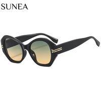 women sunglasses fashion cat eye sunglass irregular frame sun glasses retro personality female uv400 gradients shades eyewear