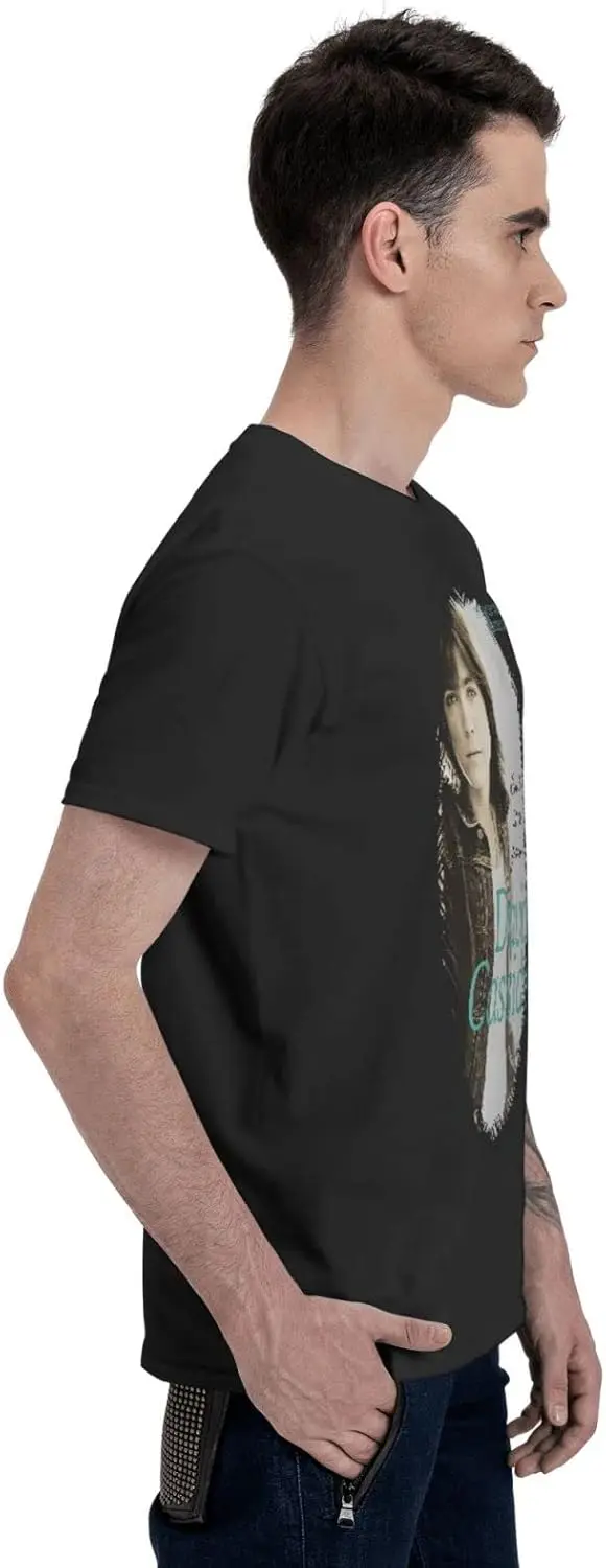 Футболка Дэвид Кэссиди для мальчиков модные топы с круглым вырезом летние